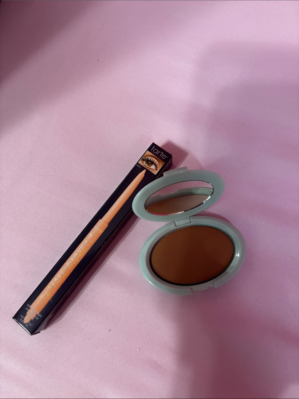 NEW Tarte Fake Awake Eye Highlight and Cream Bronzer in Breezy.